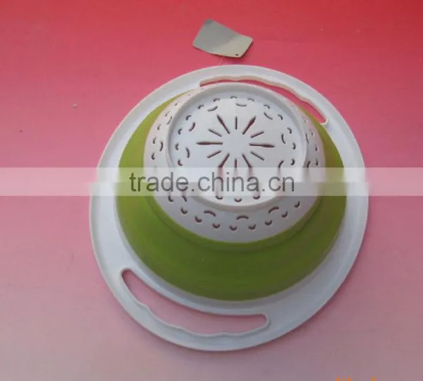 Silicone Washing Mesh Foldable Basket photo-2