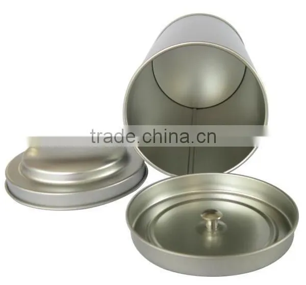 50g 100g 200g Round Metal Tea Tin Box photo-4