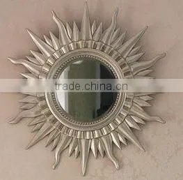 Competitive Price Decorative Gold Sun Shaped Wall Mirror photo-4