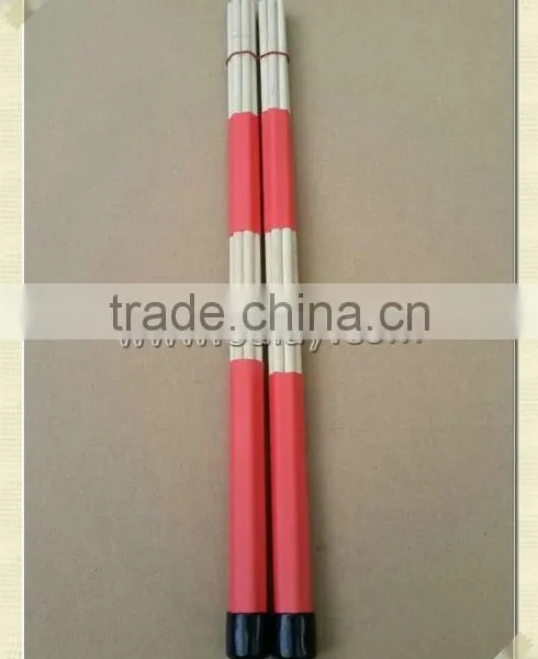 Colorful 40cm Drum Brush Sticks/drumsticks/bamboo Sticks With Rubber Caps photo-3