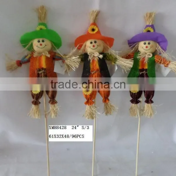Cute Scarecrow With Stick Gift for Hollewen photo-3