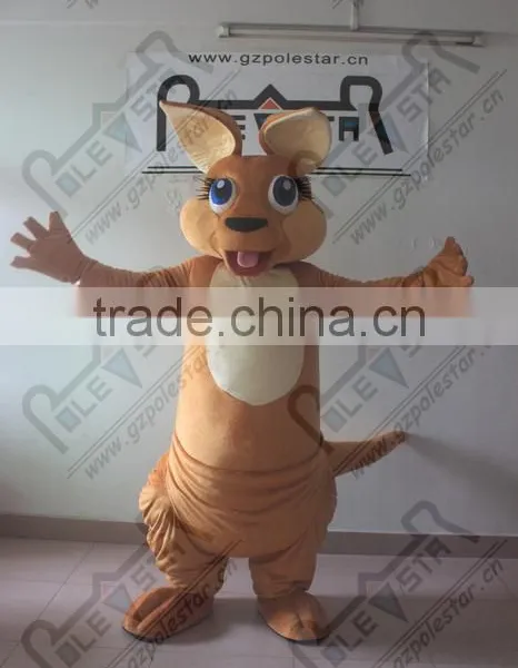 The Kangaroo Cartoon Mascot Costume