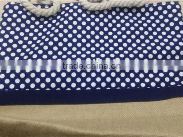 2017 2018 YIwu Hot Wholesale Fashion High Quality Classic Cavas Tote Beach Bags photo-6