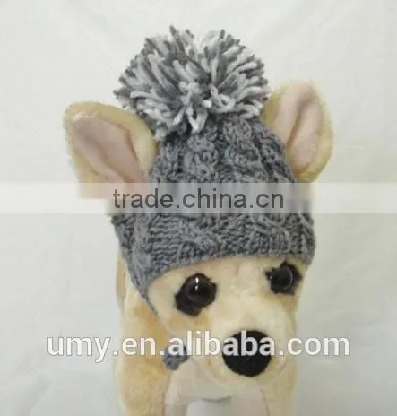 Ponpon Muffler Knit Pet Clothes For Dog Hat Dog Product photo-6