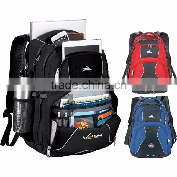 High Sierra Swerve 17" Computer Backpack - Padded Interior Computer Sleeve, Has Media Player Pocket and Comes With Your Logo. photo-2