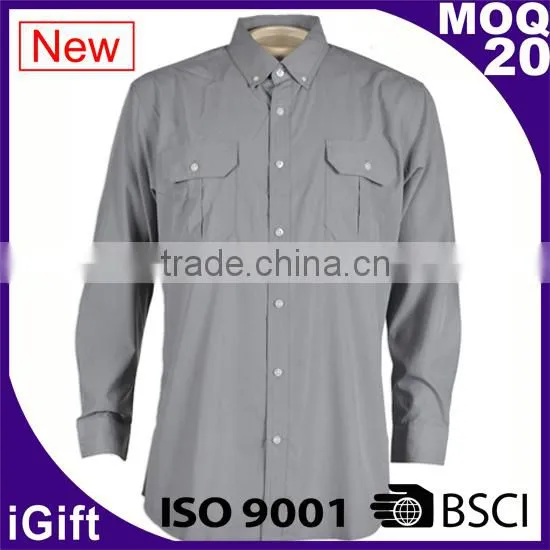 BSCI Audit Factory Latest Casual Shirt Design Woven photo-6