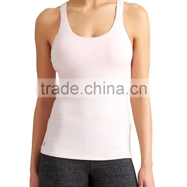 China Wholesale Crop Tank Top Design Your Own Stringer Tank Top Sport Tank Top Women photo-2