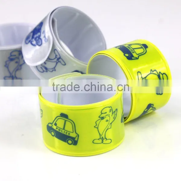 Promotional Custom Design Reflective PVC Slap Band photo-2