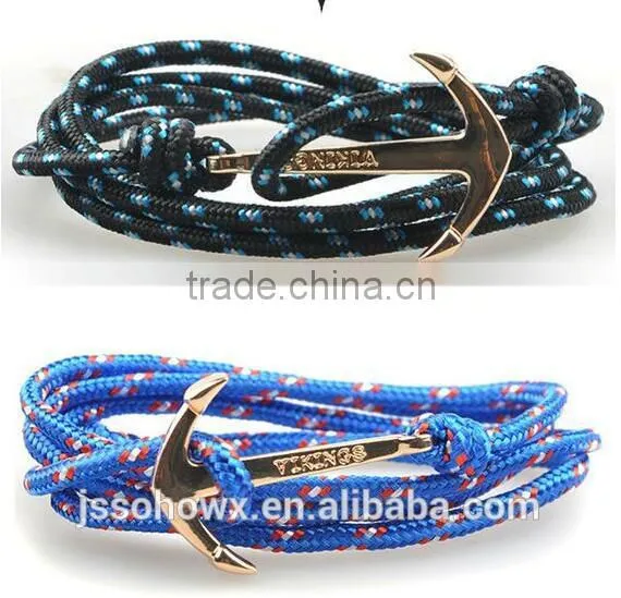 ANCHOR WITH ROPE BRACELETS photo-2