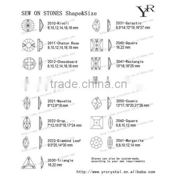 AB Color Sew on Crystal AB Rhinestones photo-4