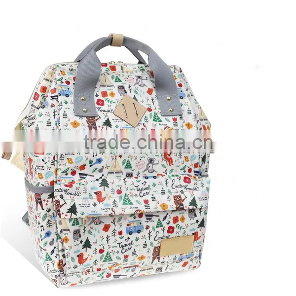 2017 Customer Logo Print Large Canvas Tote Bags With Zip Lock photo-2