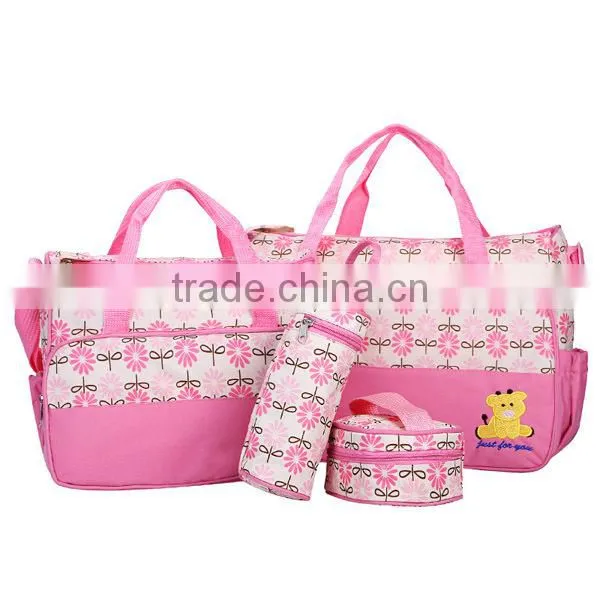 2017 New Collection 5pcs per Set Baby Diaper Mummy Bag Wholesale photo-5
