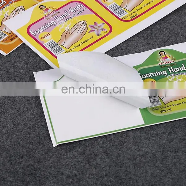 Direct Factory Manufacture Customized Plastic Cleanser Essence Self Adhesive Sticker Lebel for Kitchen Cleaner Label photo-3