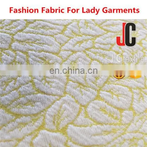 Jacquard Fabric Sofa Designs Durable Elastane Fabric Recycled 100% Polyester Spandex Plain Dyed Jacquard Stretch Knit Fabric photo-3