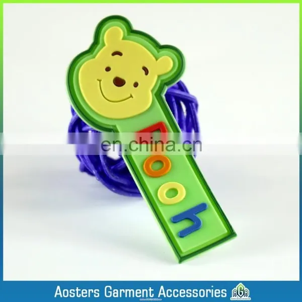 Lovely Rubber Label Children's Clothing Plastic Label Tag Rubber Brand Patch Label photo-2
