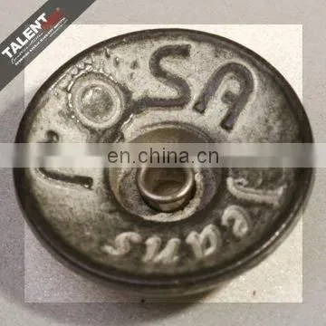 Custom Casting Brand Logo Alloy Rivet Buttons for Jeans photo-2