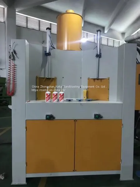 Специальная автоматическая пескоструйная машина для бутылок вина