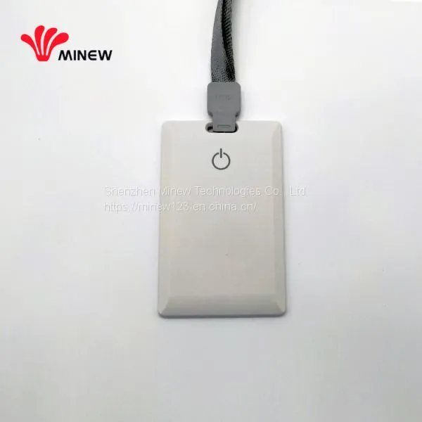 BLE Card beacon for tracking person without turning off function
