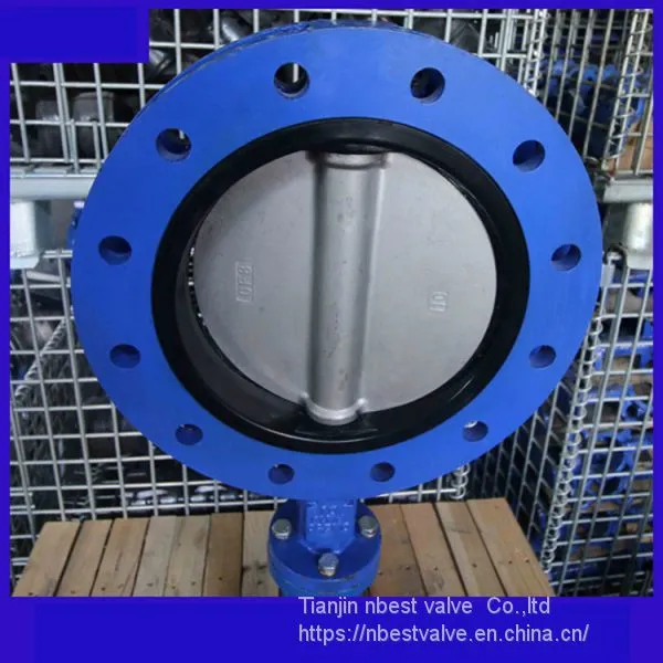 LXUD341XP-10Q U Type Center Worm Gear Butterfly Valve for Sea Water photo-4