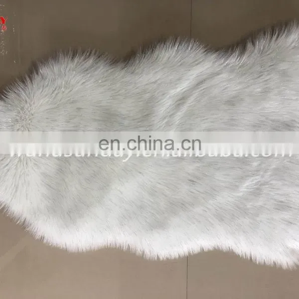 2019 News Faux Fur Rug With Lurex Suede Backing photo-2