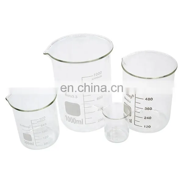 Laboratory Corrosion Resistance Borosilicate Glass Beaker Bong photo-4