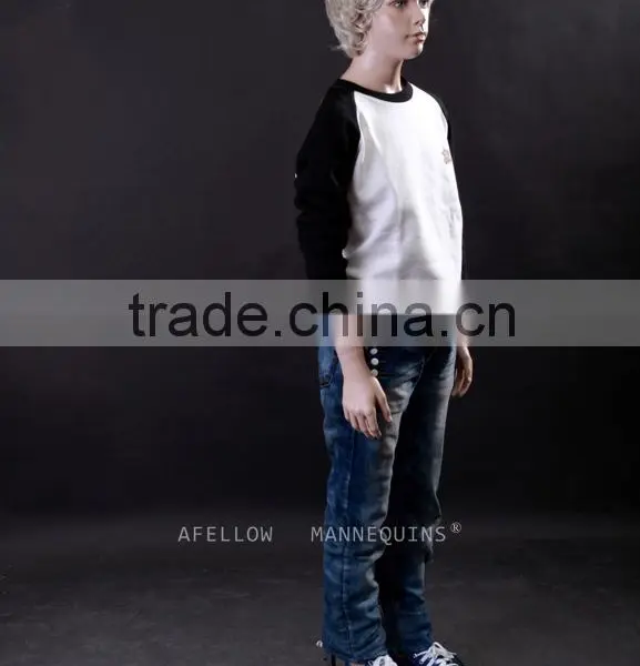 Fiberglass Children Mannequin Boys Mannequins Realist Kids Dummy Manikin SK05 photo-3