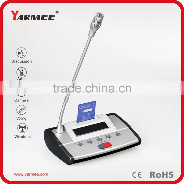 Professional Wireless Full Functions Conference System With Voting Device photo-2
