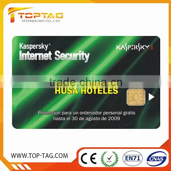 ISO7816 Contact Smart ic Card, ISO CR80 Smart Card,free Sample 125KHz, ISO18000-2, EM4200, EM4102, Contact Smart Card photo-2