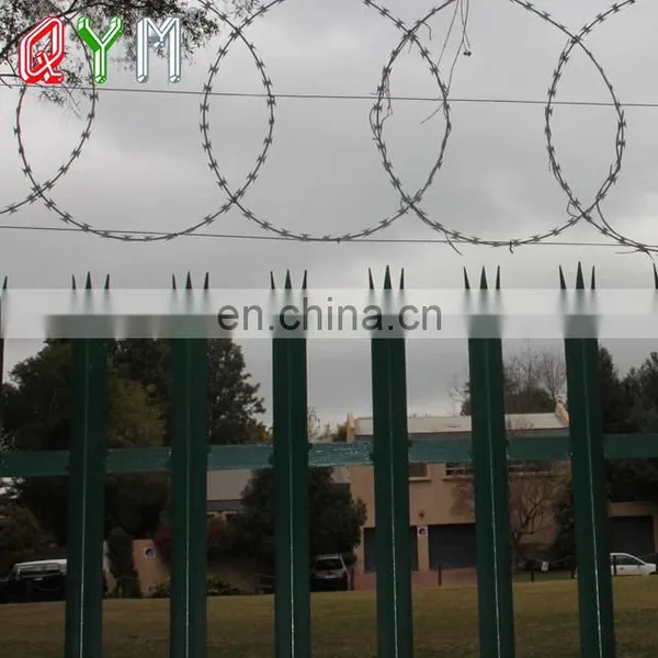 Euro Style Wrought Iron Palisade Fence Panel photo-3