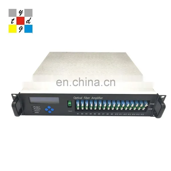 Warranty Period of 3 Years 2019 Dual Powder 1550Nm Catv Edfa Optic Fiber Ftth Amplifier 1550Nm Fiber Optic Equipment photo-4
