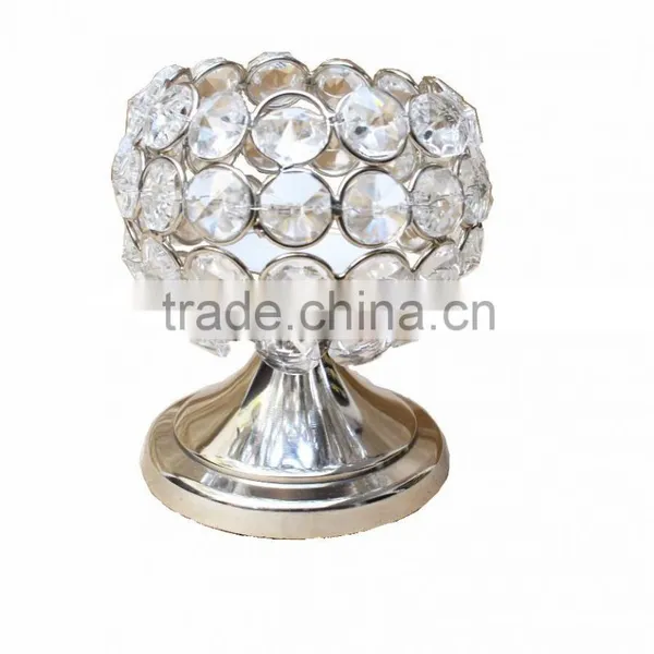 Candelabra Centerpieces Wedding / Crystal Candelabra / Candle Votive / Beaded Candelabra