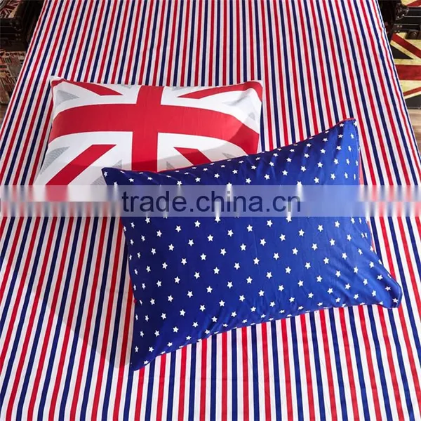 Best Fashion Design Bright Color Red Cotton Sheets Good Quality Reactive Printing no Fading Bedding Set photo-6