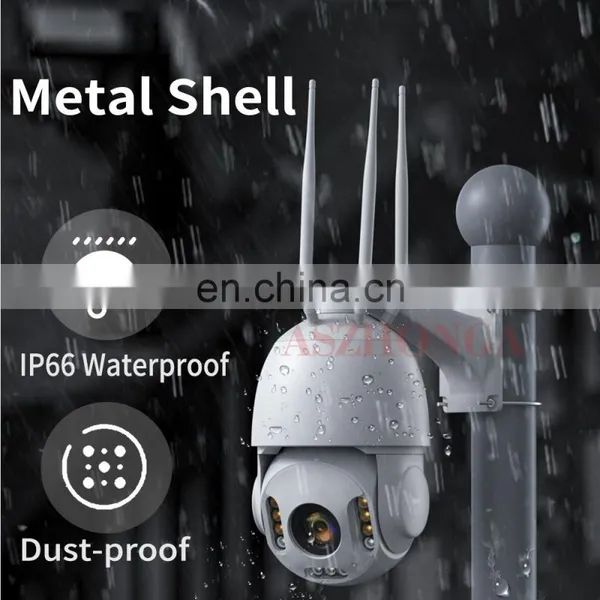 2MP 4G SIM CAD Wireless Security IP Camera HD 30X Zoom 80M IR Night Vision PTZ Outdoor Home Surveillance Dome Cam CCTV CamHipro photo-5