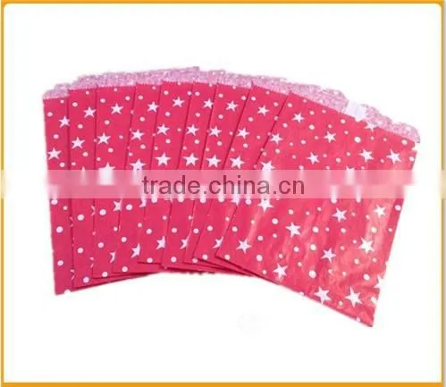 Custom Christmas Candy Gift Kraft Food Paper Bag V Bottom Paper Bag Most Popular photo-2