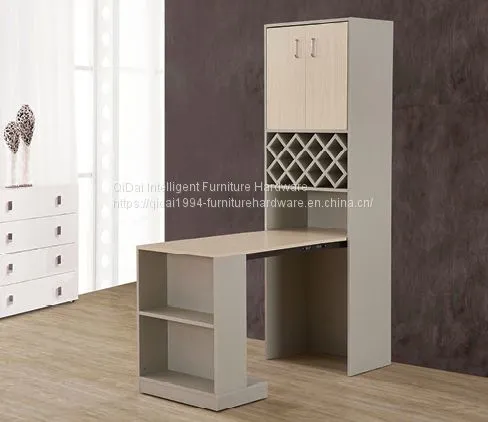 Folding Transformable Desk for Small Space Apartments Canteen Table