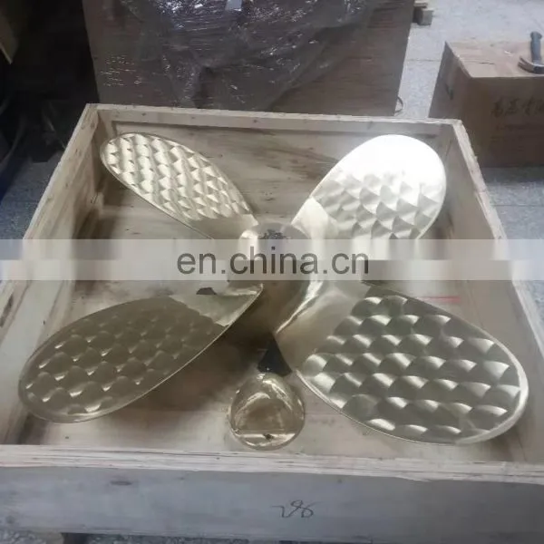 Marine Engine Use Cu1 Copper Material 3 4 Blades 100cm Marine Propellers photo-5