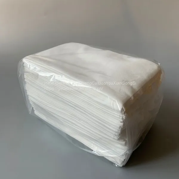 Grande 50*60cm Disposable Non-woven Towel White Facial Towel 56g Plain Weave Non-woven Fabric photo-5