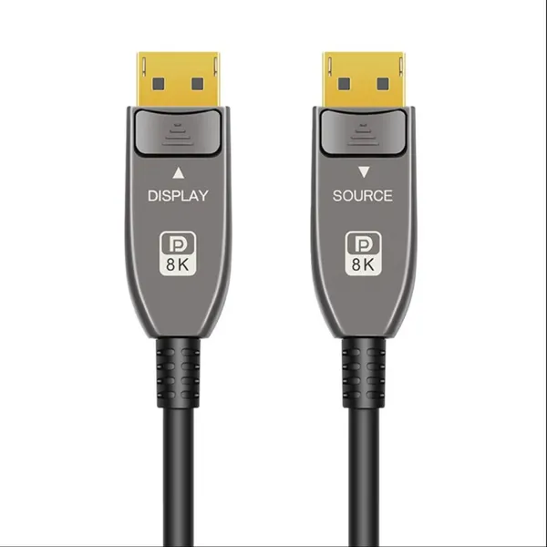 OEM Factory Wholesale 8K Fiber Optic DisplayPort 2.1 Active Optical Cable-54Gbps photo-2
