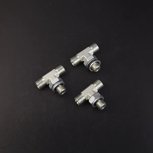 Stainless Steel - High-Pressure Hydraulic Tubing Compression Fitting Universal Union (ACGC), Swivel Joint, Hydraulic Tee Pipe Fitting photo-2