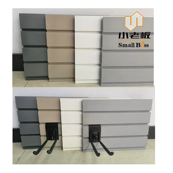 Strong Pvc Slatwal Panel for Garage Wall with Hoooks and Other Accessories