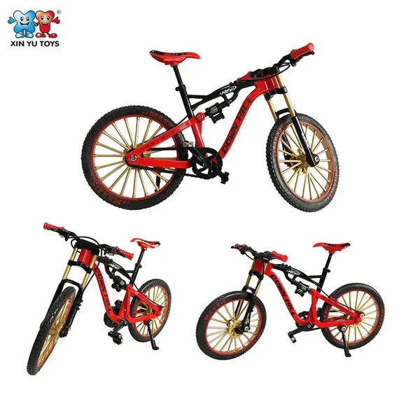XINYU Stimulated Bike Model 1:8 Scale Diecast Metal Bicycle Vehicle Toy photo-4