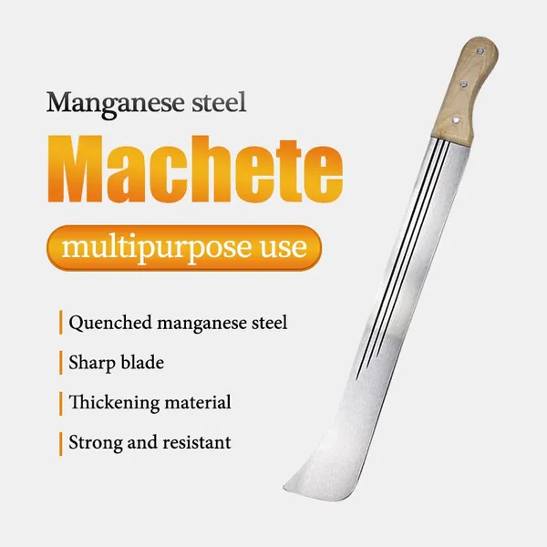 Heavy Duty Machete 50cm for Farming & Garden Work, Long Blade, High Carbon Steel Knife photo-1