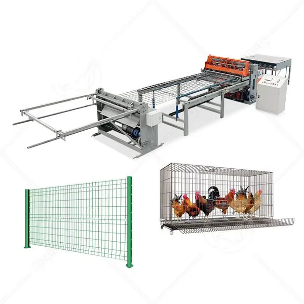 Hot-selling 3-12mm welded reinforced wire mesh automatic protective plate safety fence steel wire mesh iron mesh manufacturing/welding machine