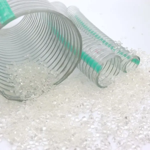 Marine Grade PVC Granules Super Soft Clear Garden Hose Pressure Spray Modified PVC High Compounding Particle Grains Pellet Form photo-5