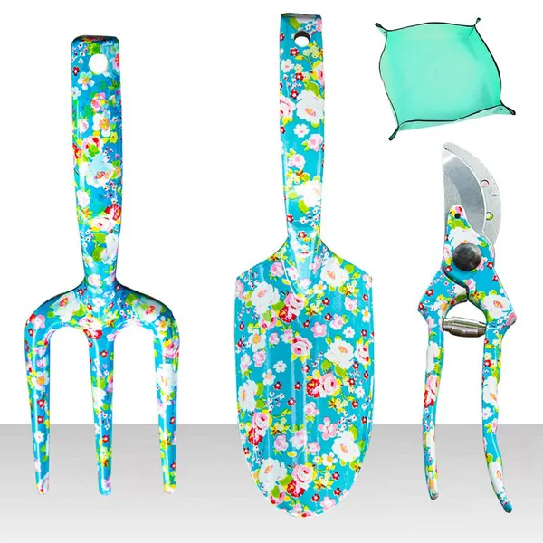 Garden Tools Set for Hardware Stores Durable Hand Tools With Gloves Sprayer Kneeling Pad and Tool Tote photo-5
