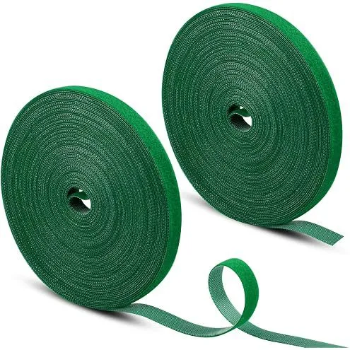 Nylon Hook and Loop Plant Tape Adjustable Garden Ties for Saplings Stakes and Trellises  Multi-Use Hook and Loop Ties