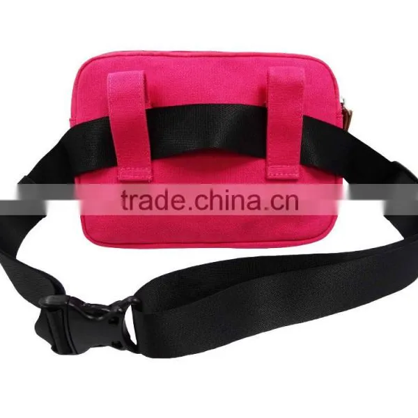 Cultural Simple Pattern Lovely Women Cotton Waist Bag photo-2