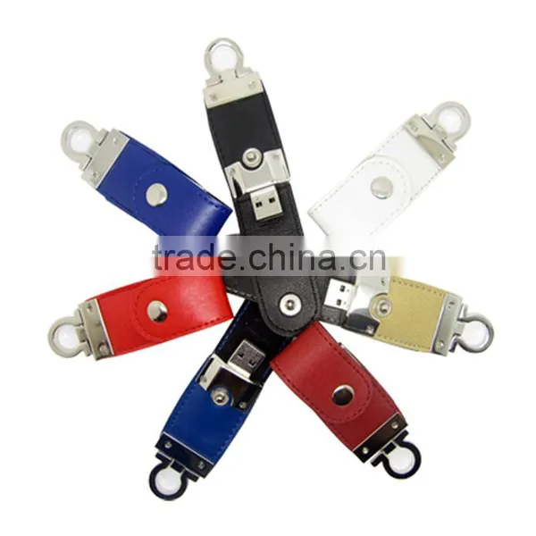 Promotional Gift Cheap Bulk Leather 2GB 4GB 8GB USB Flash Drive 2.0 With Customized Logo in Shenzhen photo-5