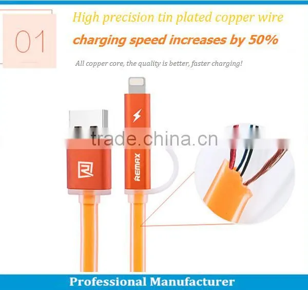 2 in 1 Tpe Usb Cable 1.0m Length for Android and IOS System photo-3