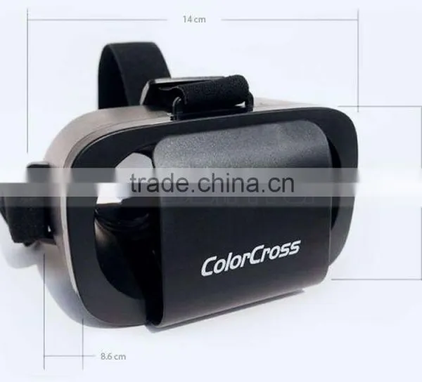 Super Mini 3D VR Headset Virtual Reality VR Glasses Case For 4.0-6 Inch Smartphone photo-3